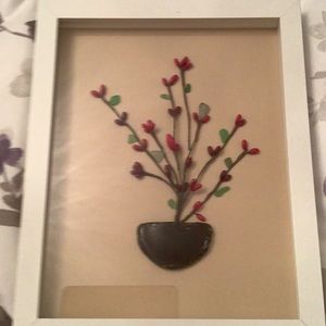 Hand made Beach Glass/Pebble Art